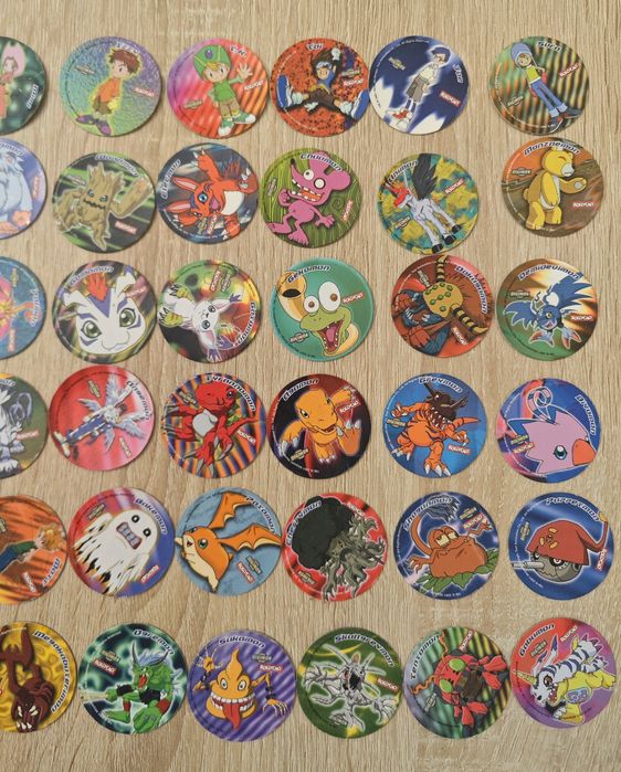 Coleção completa rara 60 Digidiscs bollycao digimon