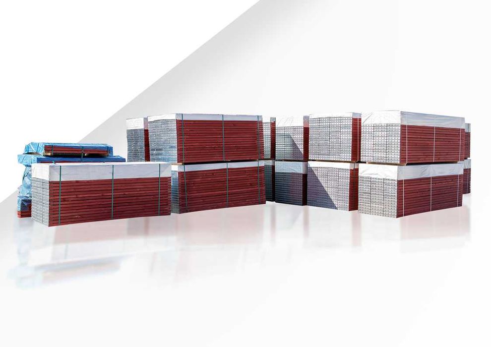 Rusztowanie 212m2 typ Plettac P70 6x33m nowe Pletak