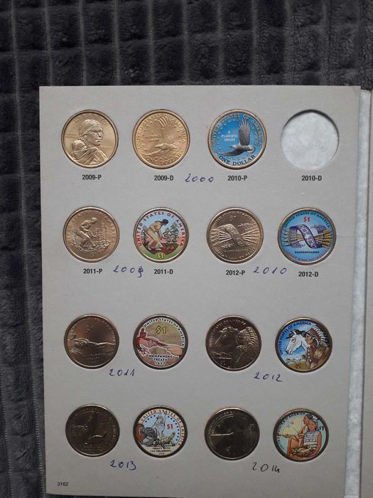 1 dolar indianka Sacagawea