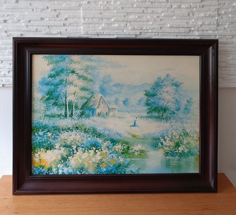 Obraz olejny,, pejzaż