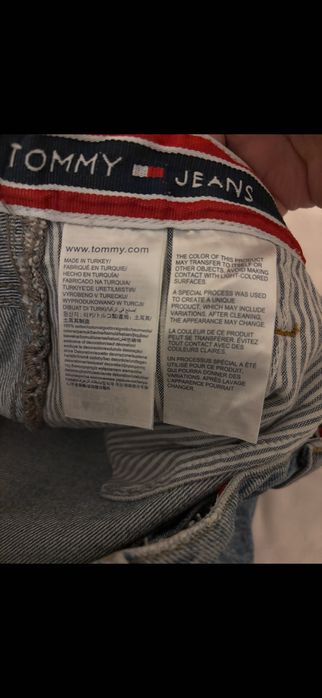 Spódniczka Tommy Jeans - bawełna 100% rozmiar M