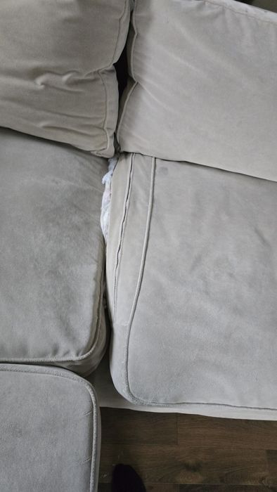 Sofa narożnikowa beżowa