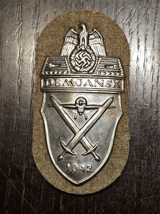 III Rzesza Niemcy Tarcza Demjańska