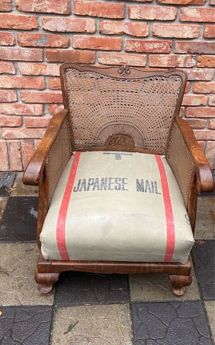 Piekny fotel  retro Biedermeier art deco 50'