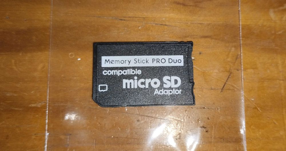 Adaptador Cartão de Memória para Sony PSP - Novo e Lacrado