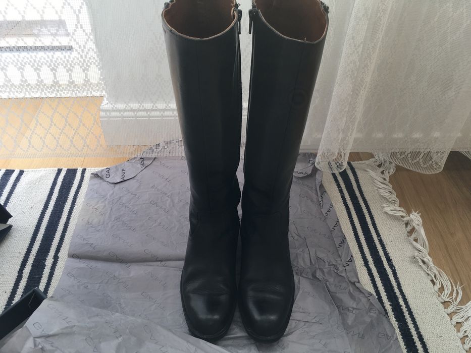 Kozaki Gant na płaskim obcasie EUR 37 używane w bardzo dobrym stanie