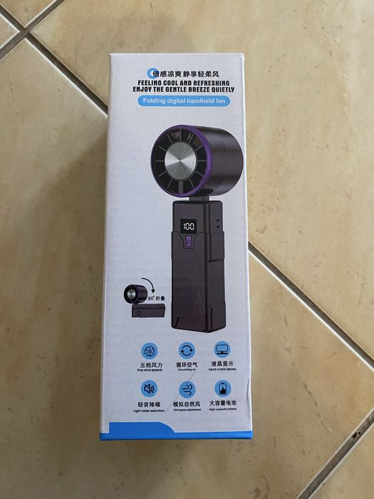 Wiatrak przenośny, składany