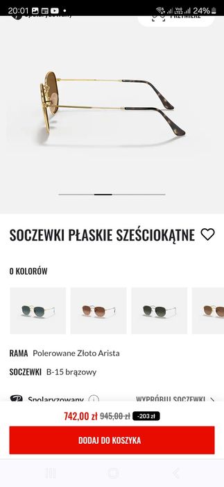 Ray Ban  okulary stan idealny