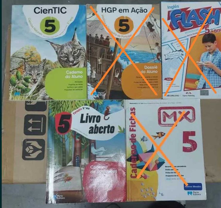 Manuais Escolares e Livros de Fichas 5° e 6° ano