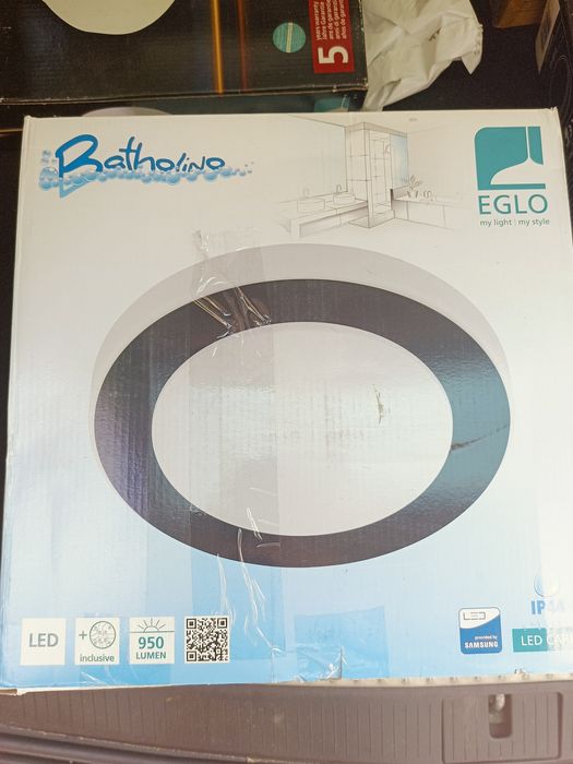 Eglo LED CARPI Oświetlenie ścienne i sufitowe Czarny, Biały, 1-punktow