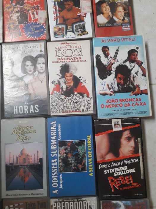 Lote de + 60 Vídeos Vhs