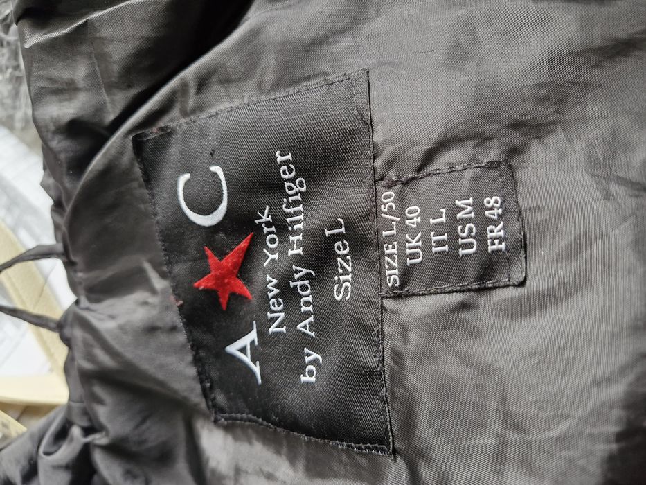 Czarna kurtka męska młodzieżowa z kapturem L