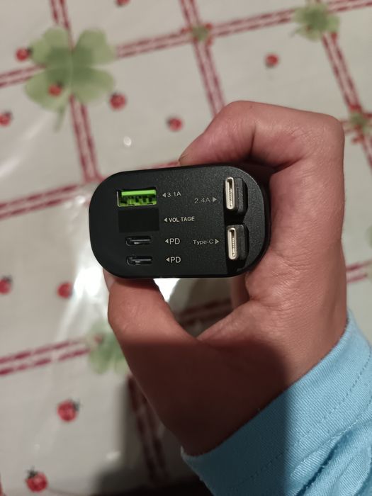 Carregador de carro  isqueiro adequado para portas tipo C e USB