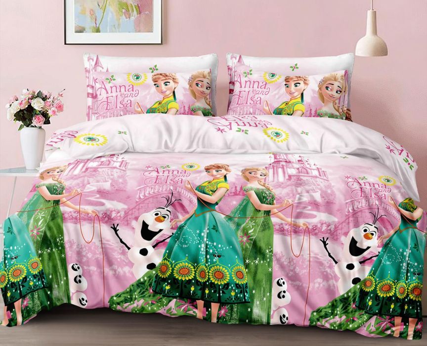 Постельное белье Принцесса Эльза Фроузен дед мороз Лол Пони Холодное с
