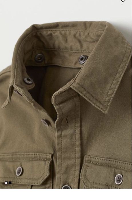 Дитяча сорочка з цупкого деніму від H&M