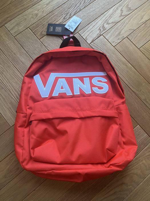 Czerwony plecak Vans