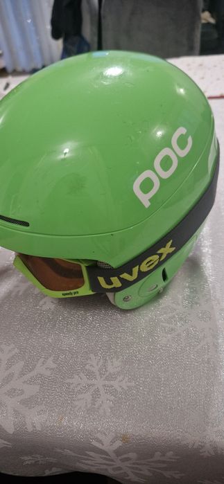 Kask POC Skull X r. L + gogle Uvex