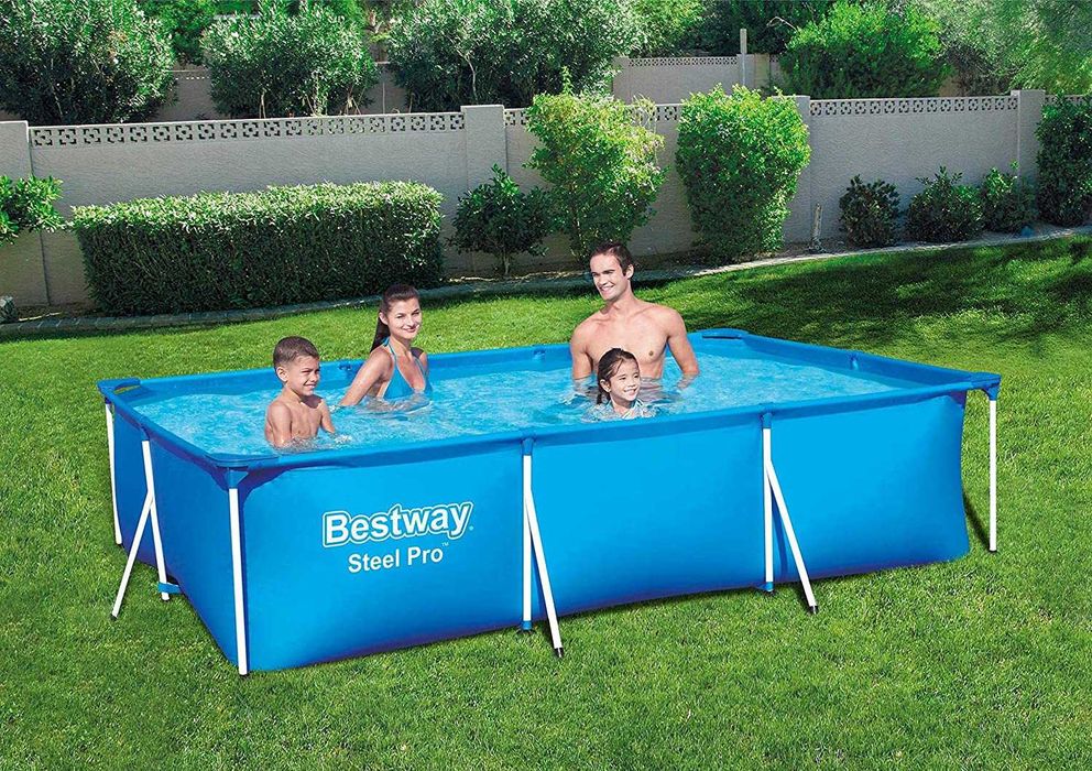 NOVO! Piscina Bestway Steel Pro 300 x 201 x 66 cm