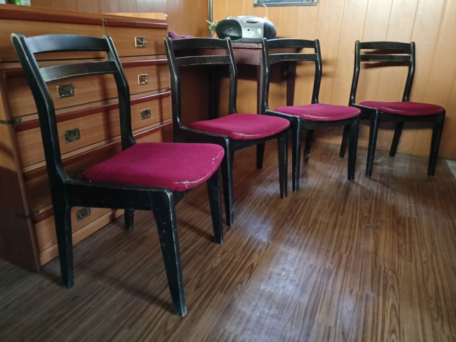 Krzesła PRL 6 sztuk