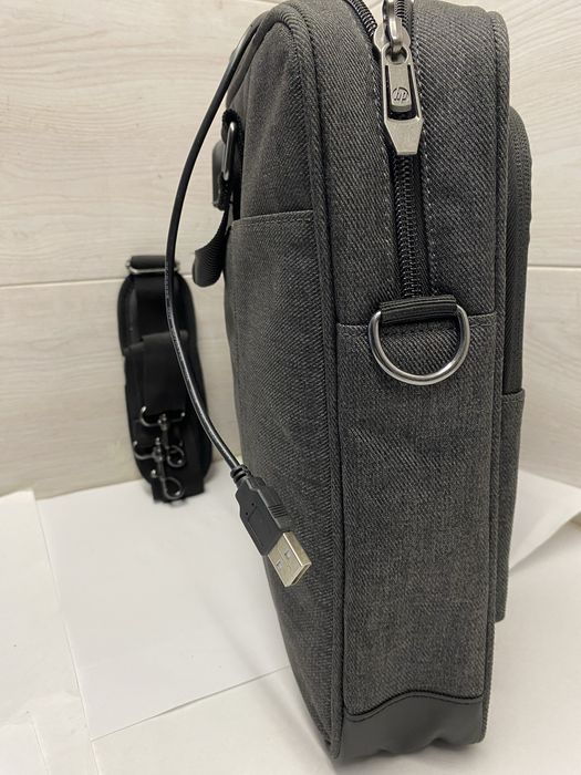 Фірмовий сумка портфель HP для ноутбука з USB-кабелем