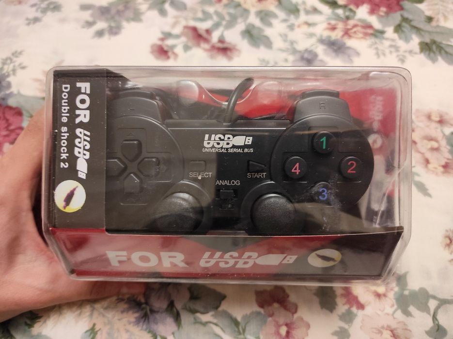 USB джойстик для комп'ютера, ноутбука, DS208 (дротовий)