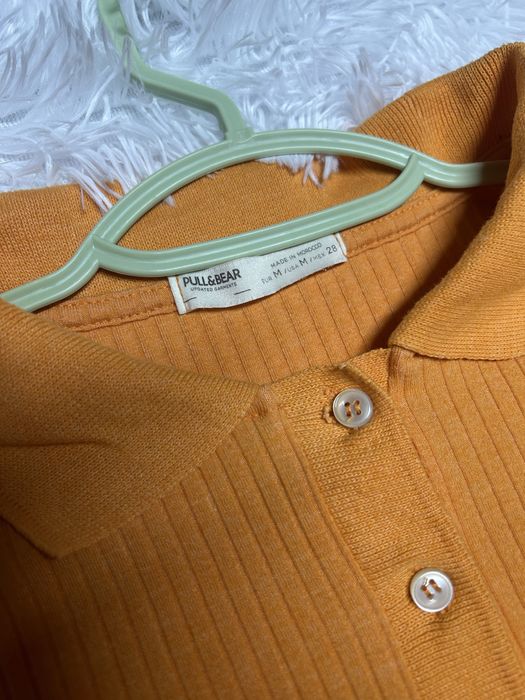 Top croped curto com gola pull&bear M