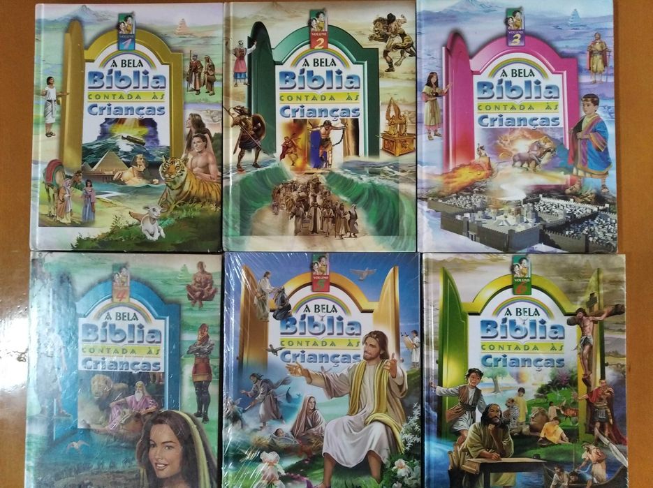 Biblia ilustrada contada ás crianças