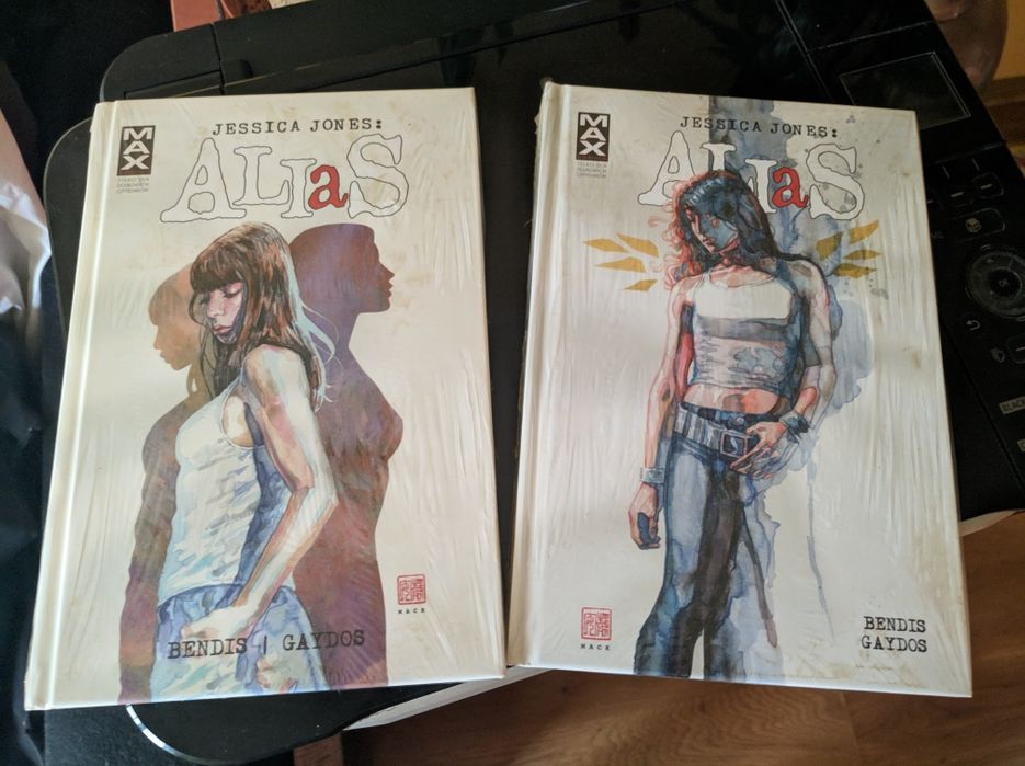 Komiks Jessica Jones Alias tom 1 i 2 nowe w folii Marvelfolii