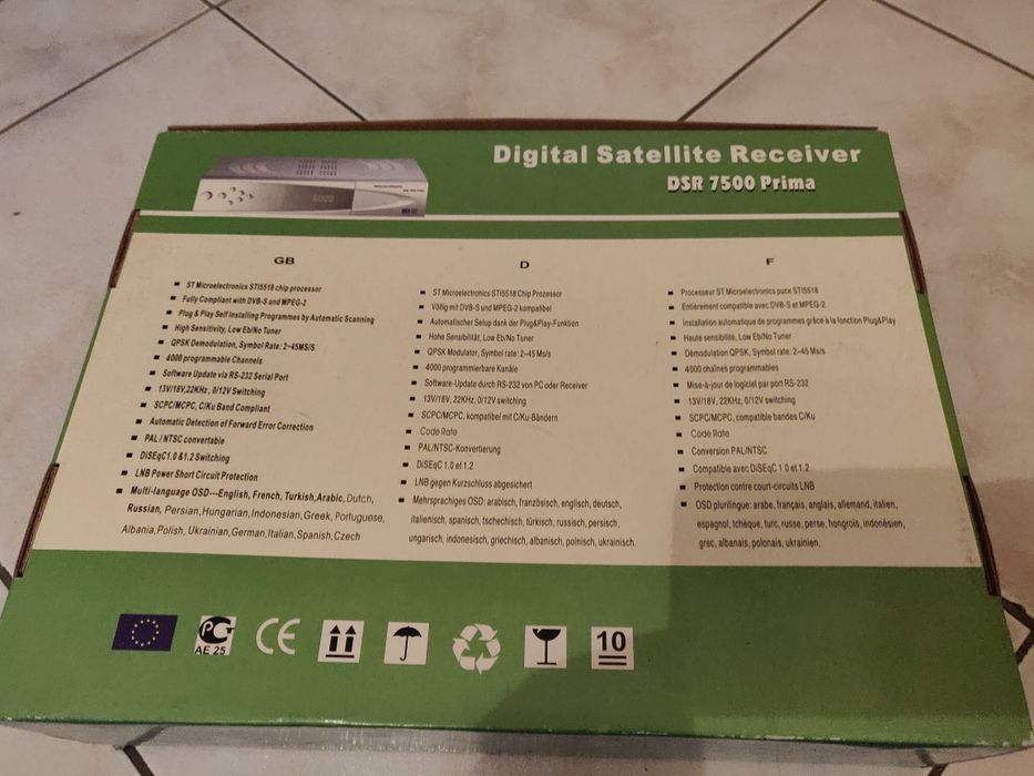 Digital satélite reciver