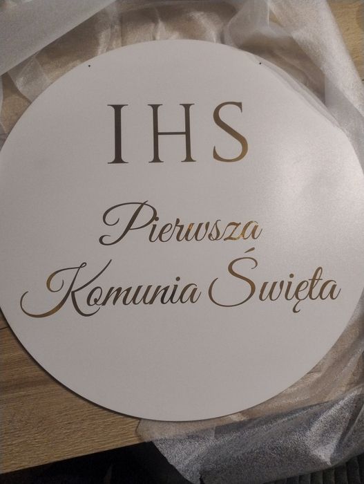 Baner komunijny 70cm