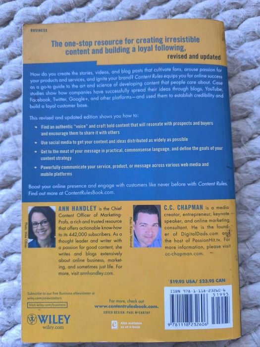 "Content Rules: How to Create Killer Blogs..." Ann Handley, C. Chapman