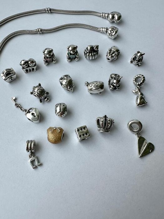 Pandora оригінал, браслет шарми Pandora,  пандора, срібло 925,прикраси