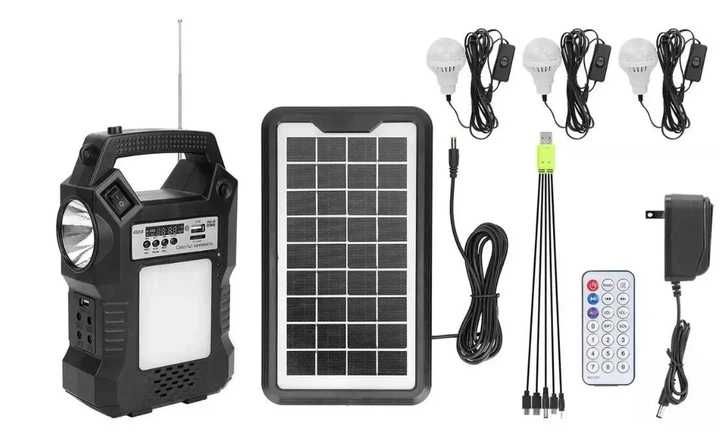 Зарядна станція GD8060 40000 mAh POWERBANK Сонячна панель Ліхтар Лампи