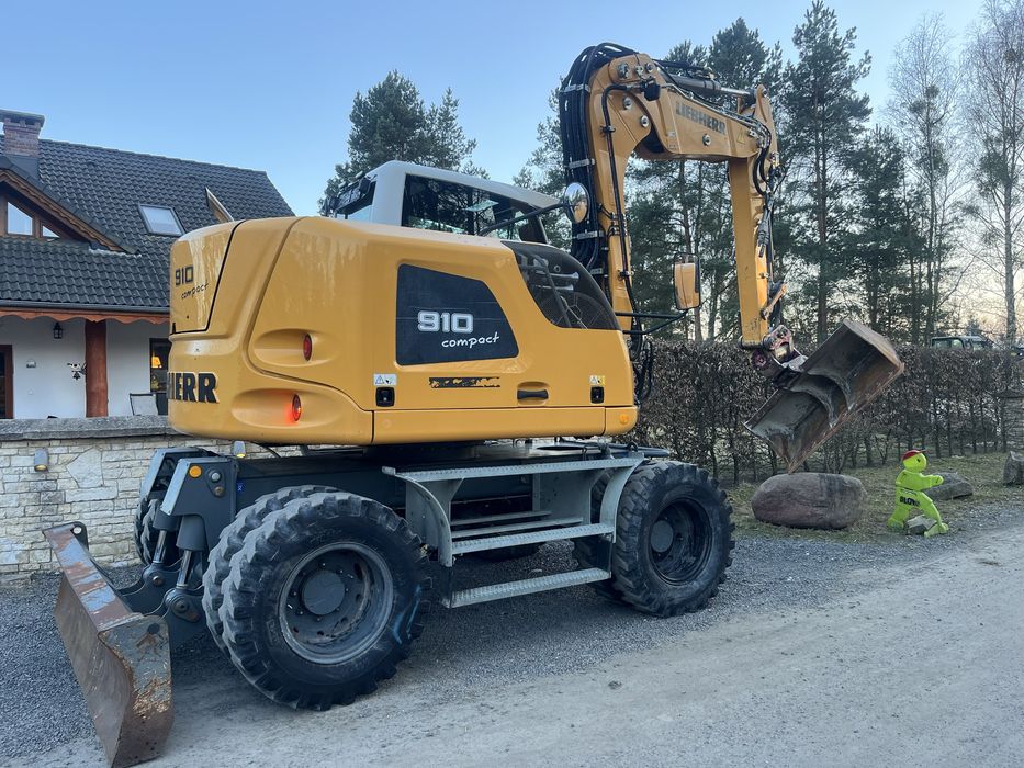 liebherr 910 koparka kołowa z austrii 3x łyżki