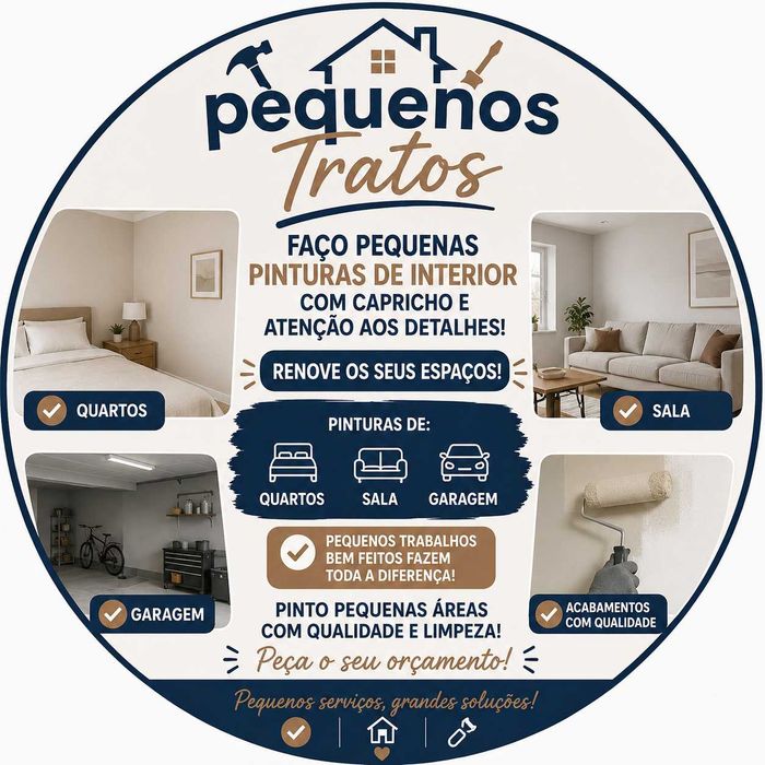 Pinturas, remodelação e outros serviços Coimbra