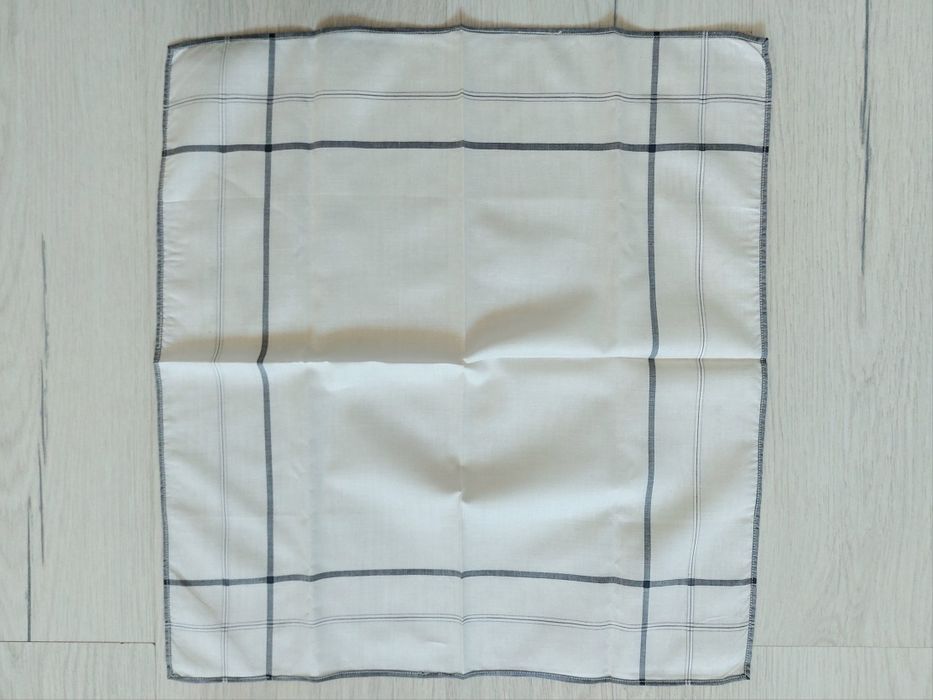 Chusteczki męskie materiałowe retro PRL