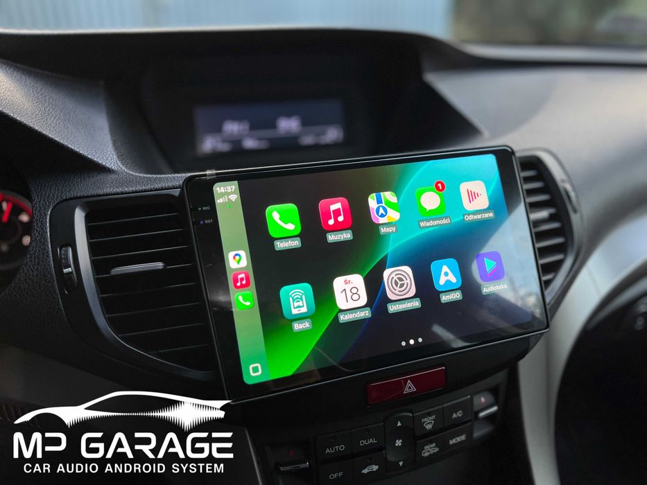 Radio Android_14 Honda Accord 8 LTE CarPlay/AA Qled 4G Montaż