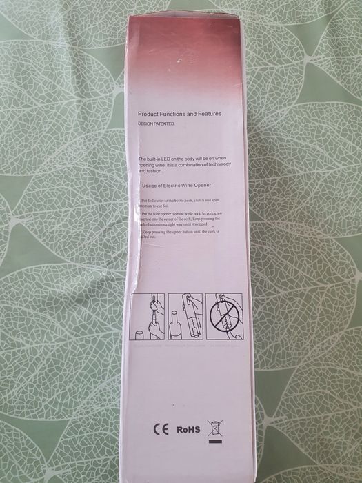 Saca rolhas elétrico