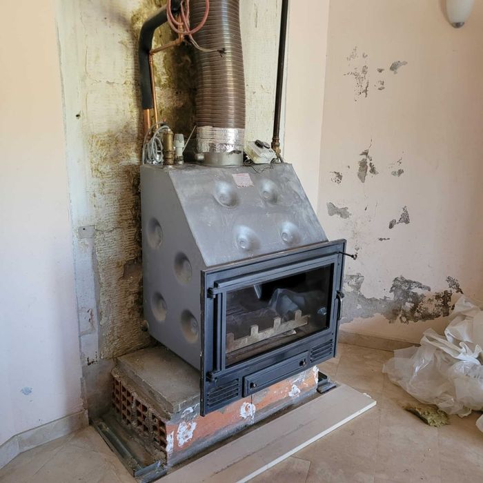 Recuperador para aquecimento central e águas sanitárias