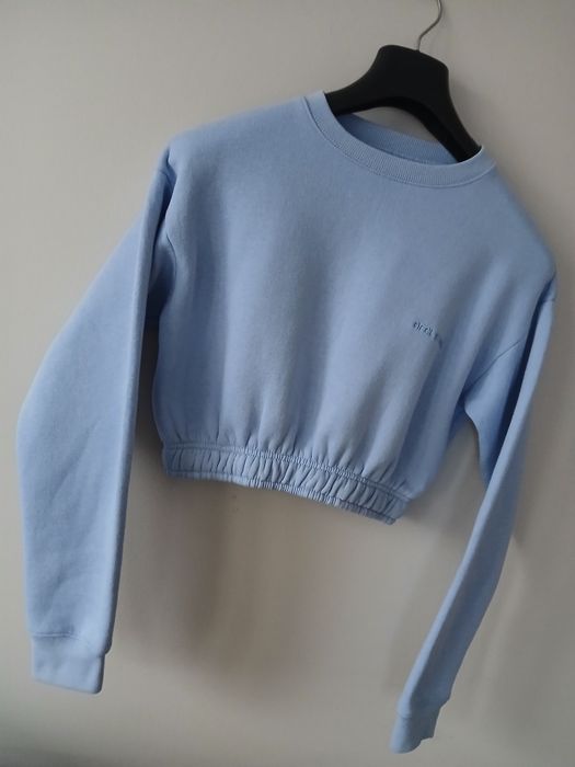 Bluza crop top boohoo