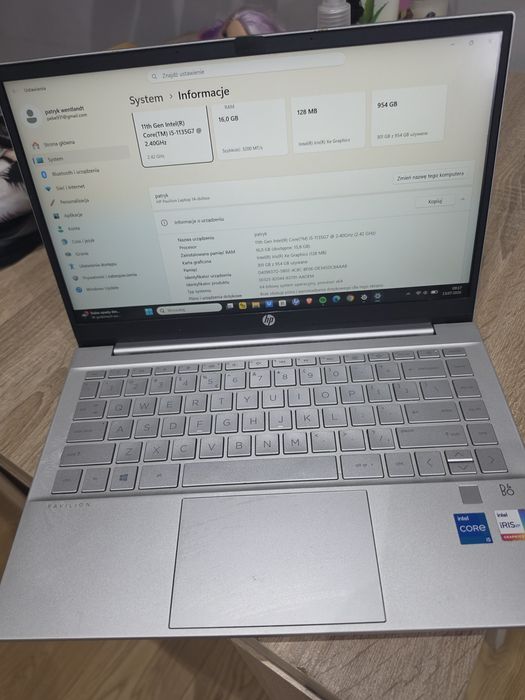 HP Pavilion 14 – i5 11 gen / 16 GB RAM / SSD 1 TB