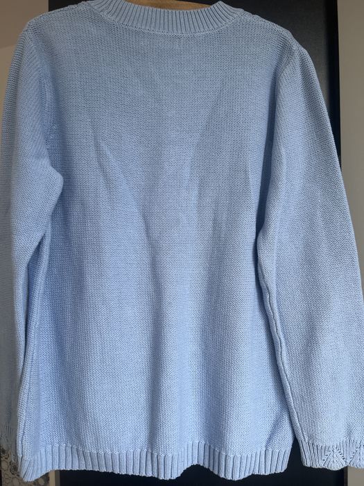 Papaya bawelniany błękitny  sweter rozm. L-Xl