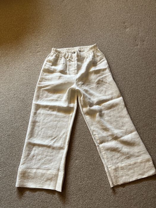 Білі лляні кюлоти balcony garment (m)