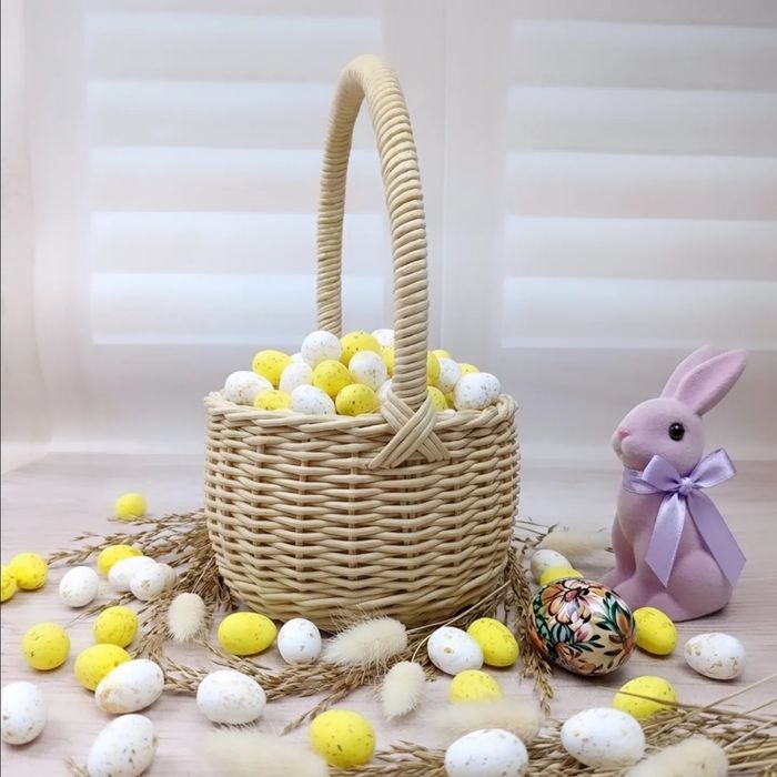 Кошик на Паску,корзина , дитячий кошик ,маленька корзинка