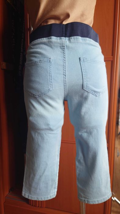 rybaczki jeansowe na gumce Janina nowe 3/4 rozmiar 36