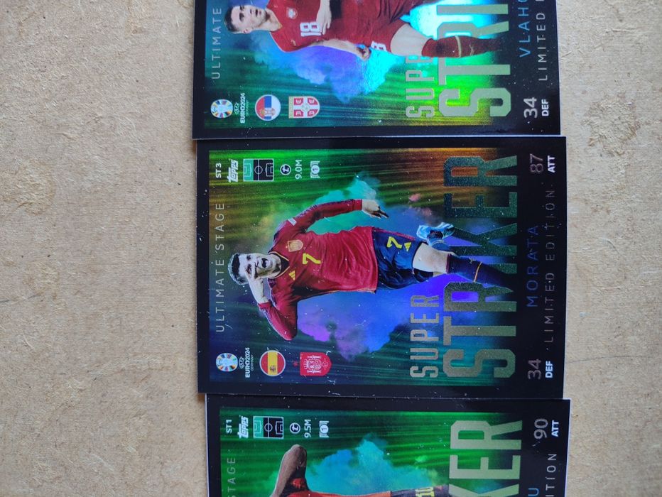 Várias cartas Topps para venda