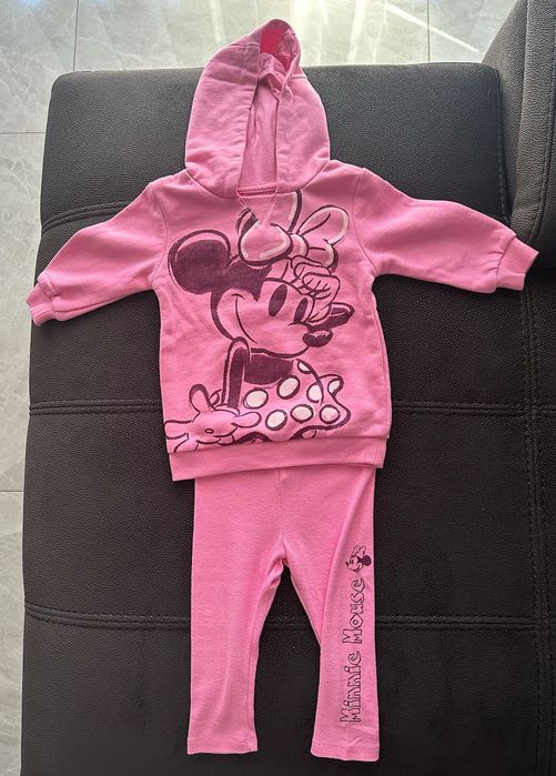 Fato de Treino Rosa Minnie (9-12M)