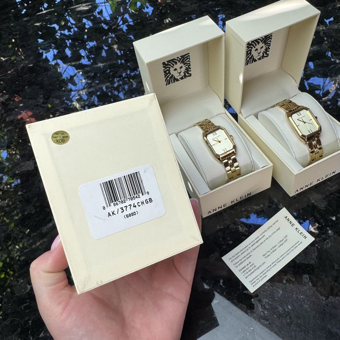 США | Оригінал | Anne Klein AK 3774CHGB Стильний жіночий годинник