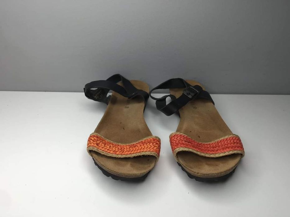 Sandaly skorzane peckott Rozmiar 39