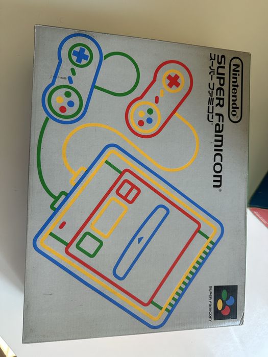 Super nintendo w pudełku